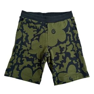 Paul Smith Green and Black Camouflage Shorts